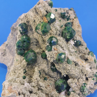Natural demantoid garnet